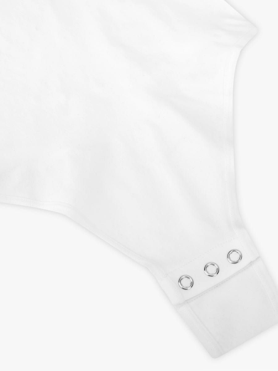 V-hals Sculpting T-shirt Bodysuit