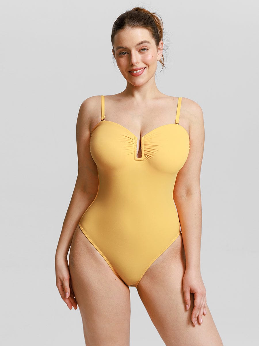 Strapless Corrigerend Badpak met Buikcontrole