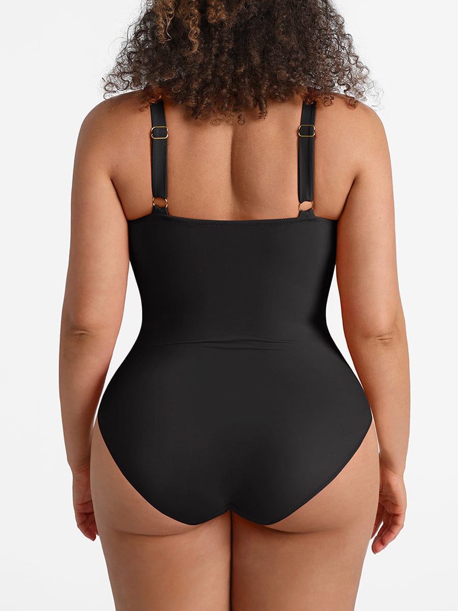 Corrigerend Badpak met Mesh & Ring Detail
