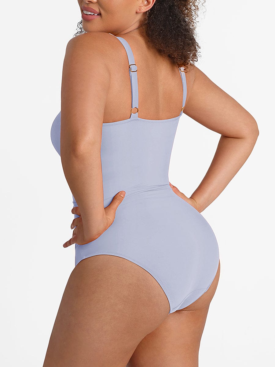 Corrigerend Badpak met Mesh & Ring Detail