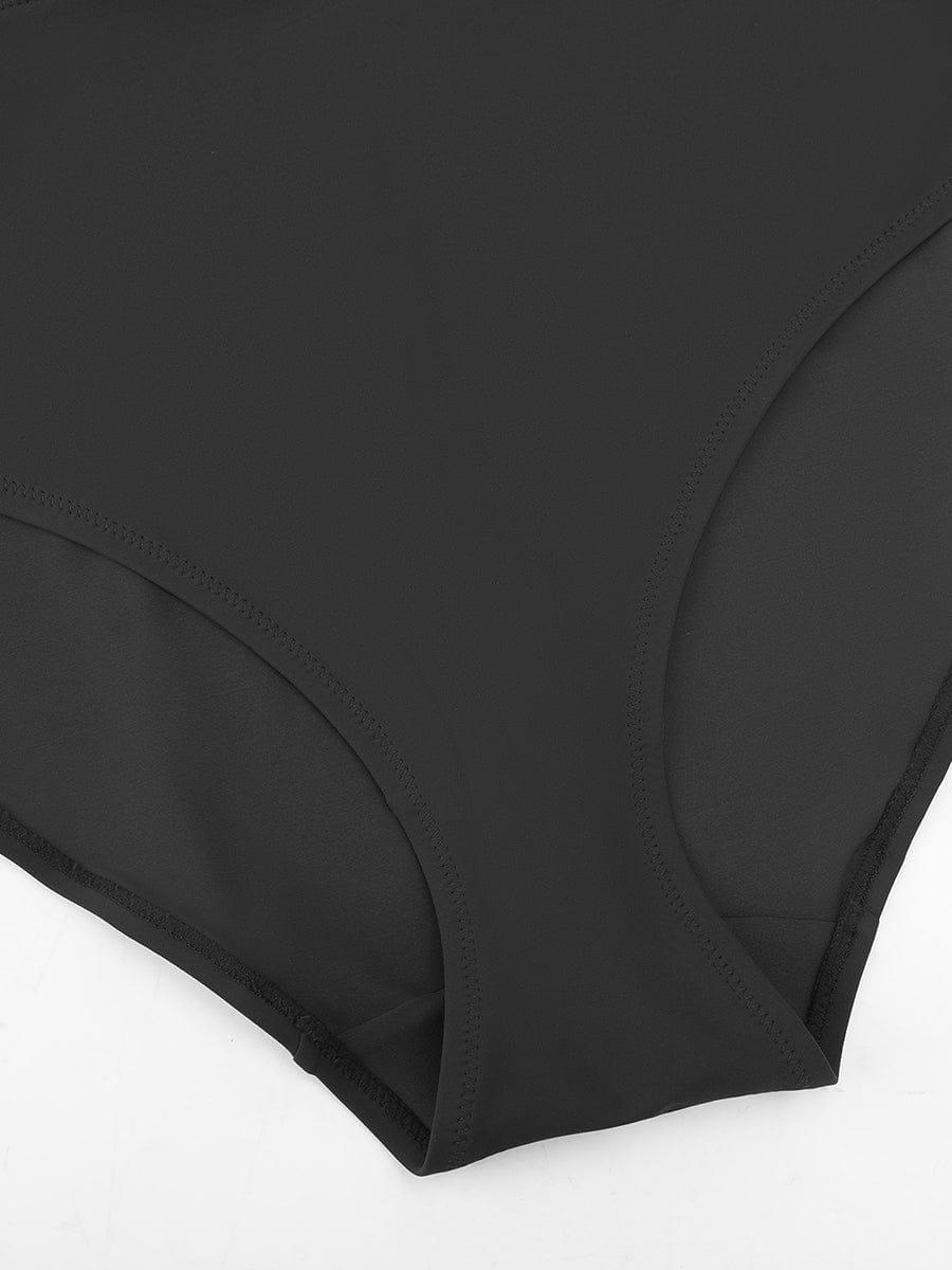 Vormgevend Badpak met Rokje & Mesh Detail