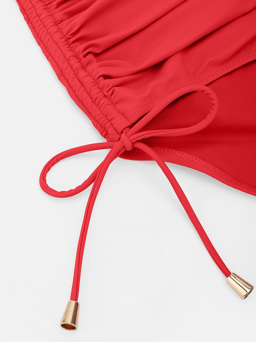 Bikini Set met Ring Detail & Hoge Taille Broekje