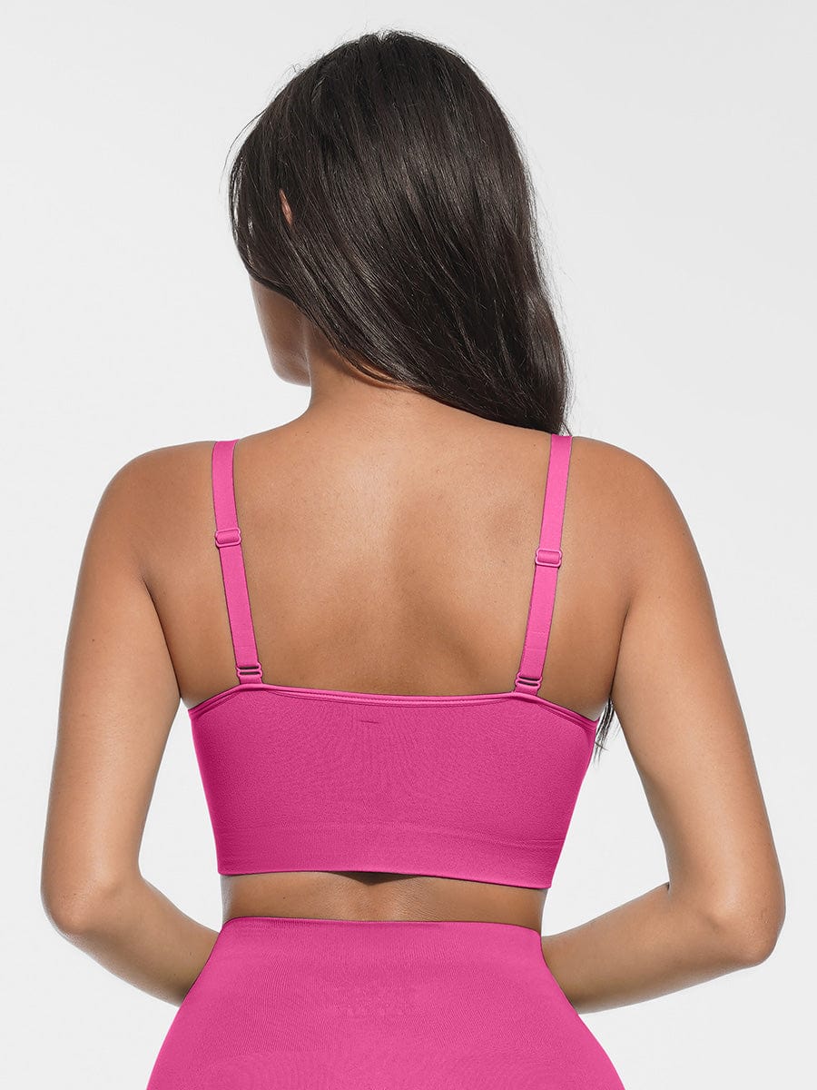 Monavida Soft Lace BH in roze — zij-aanzicht
