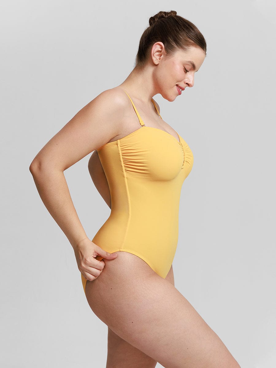 Strapless Corrigerend Badpak met Buikcontrole