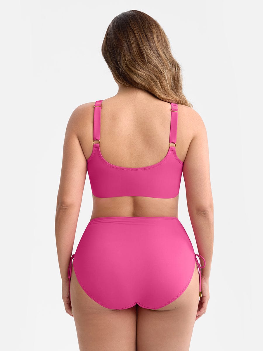 Bikini Set met Ring Detail & Hoge Taille Broekje