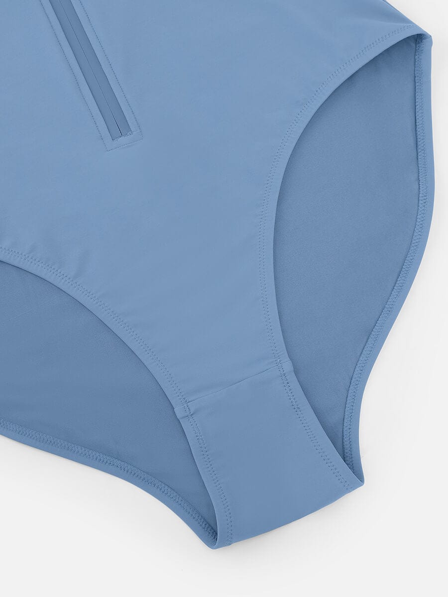 Vormgevend Badpak met Rits & Buikcontrole