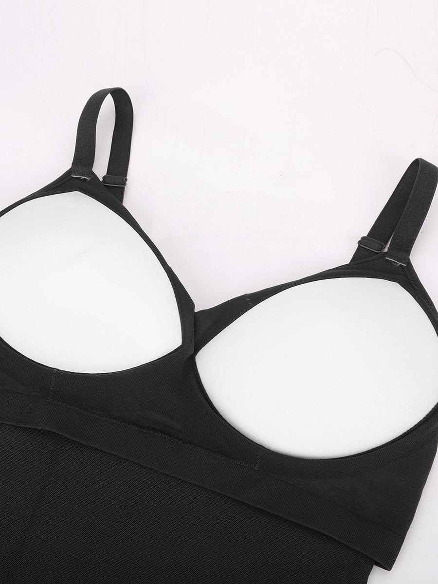 Naadloze Sculpt Bodysuit – Ingebouwde BH