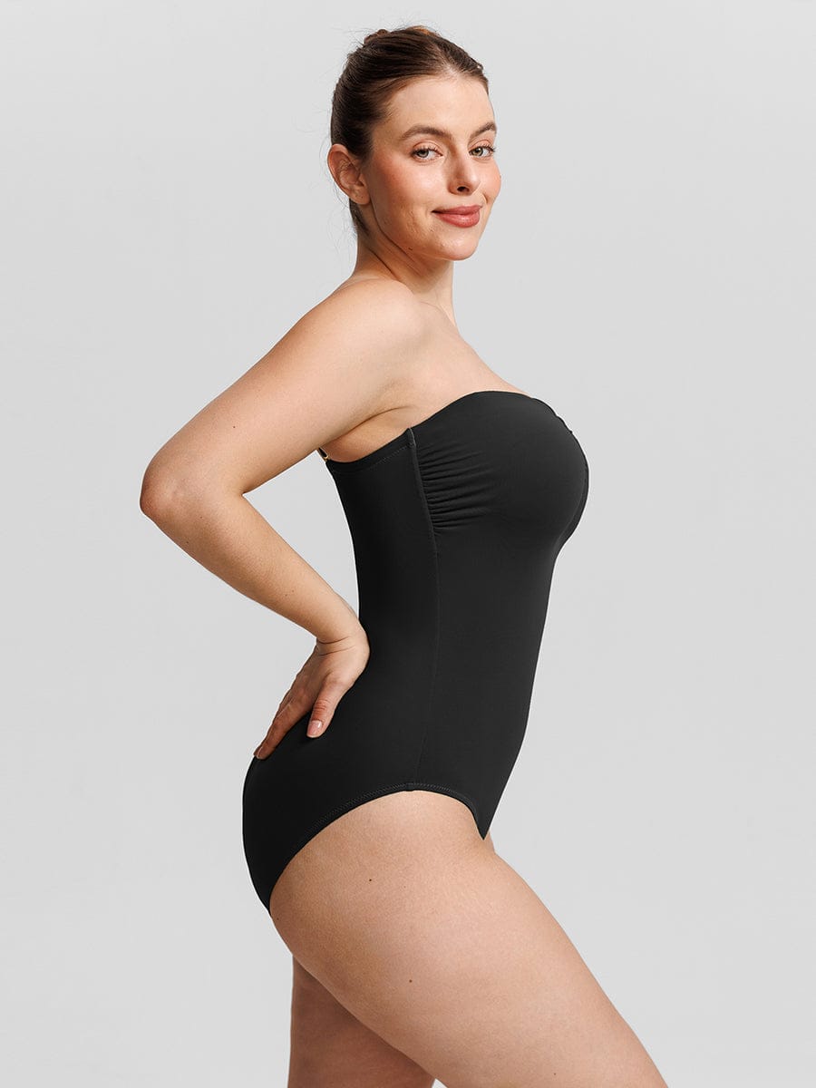 Strapless Corrigerend Badpak met Buikcontrole